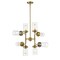 Z-Lite Calliope 8 Light Pendant, Foundry Brass & Clear 617-8FB - alternate 4